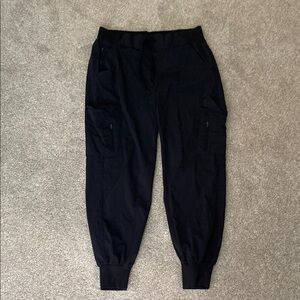 All in Motion Black Cargo Pants with Elastic Waistband